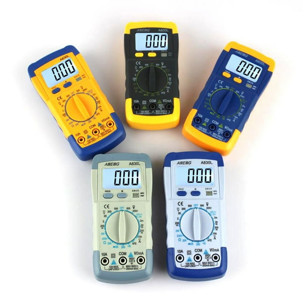 Anti-Moisture Portable LCD Digital Ammeter Battery Double display white shell Digital Display Voltmeter Anti-Moisture Portable LCD Digital Ammeter Battery Double display white shell Digital Display Voltmeter